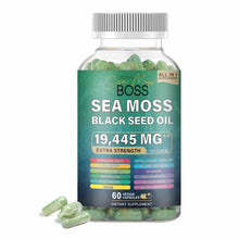 Load image into Gallery viewer, SeaMoss/Black Seed Oil Capsules
